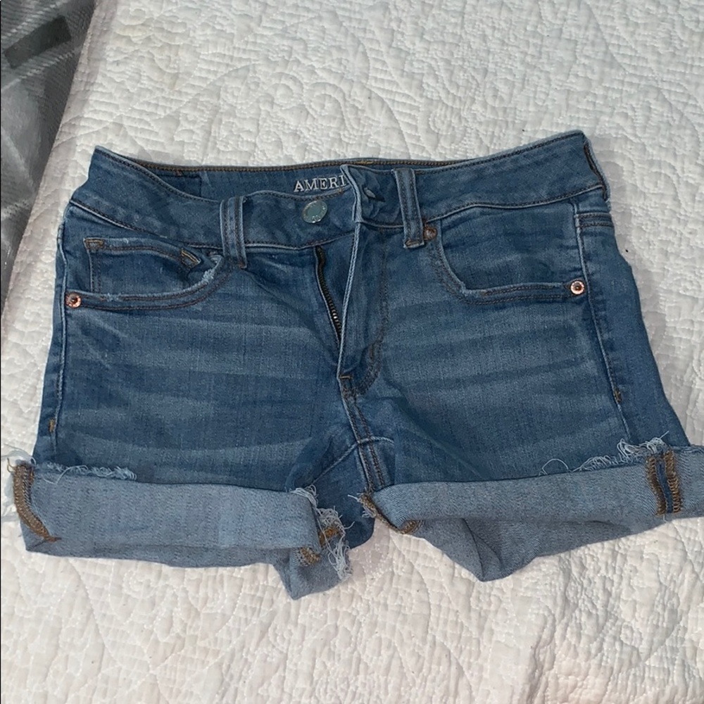 american eagle jean shorts